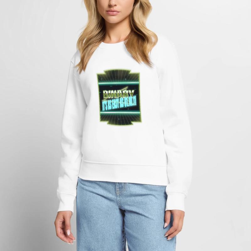 hacking computer equestrian geek fingers computer Frauen Premium Bio Pullover