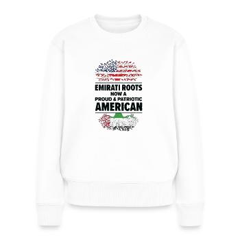 Né émirati Émirats arabes unis - Pull Premium bio Femme - blanc - Devant - Julia (174cm)