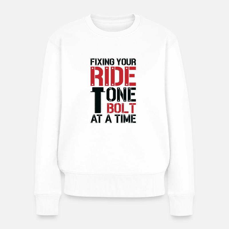 Automechaniker Auto-Motor-Reparatur - Frauen Premium Bio Pullover - Weiß