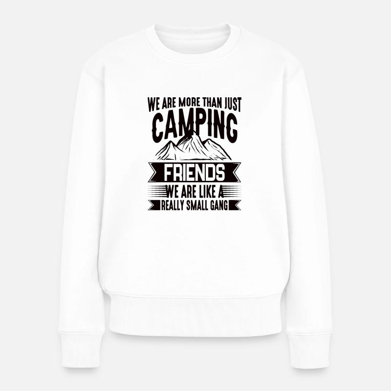 Camping - Pull Premium bio Femme - blanc
