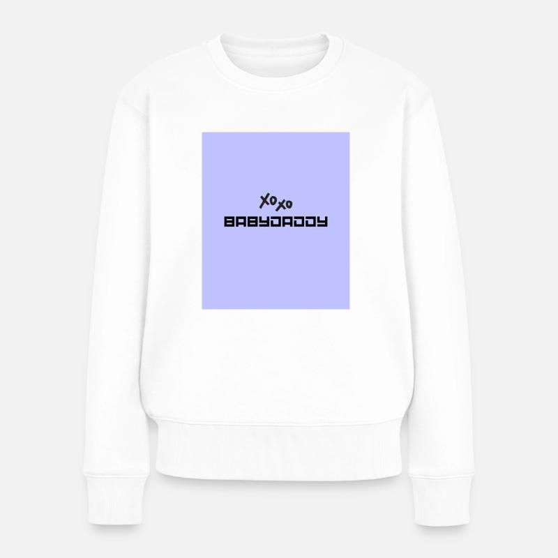 Babydaddy - Frauen Premium Bio Pullover - Weiß
