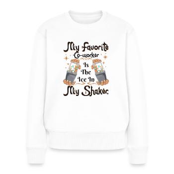 Sharker - Women's Premium Organic Jumper - white - Front - Julia (174cm)