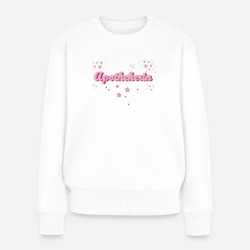 Apotheke Abschluss-Geschenk Apothekerin - Frauen Premium Bio Pullover - Weiß