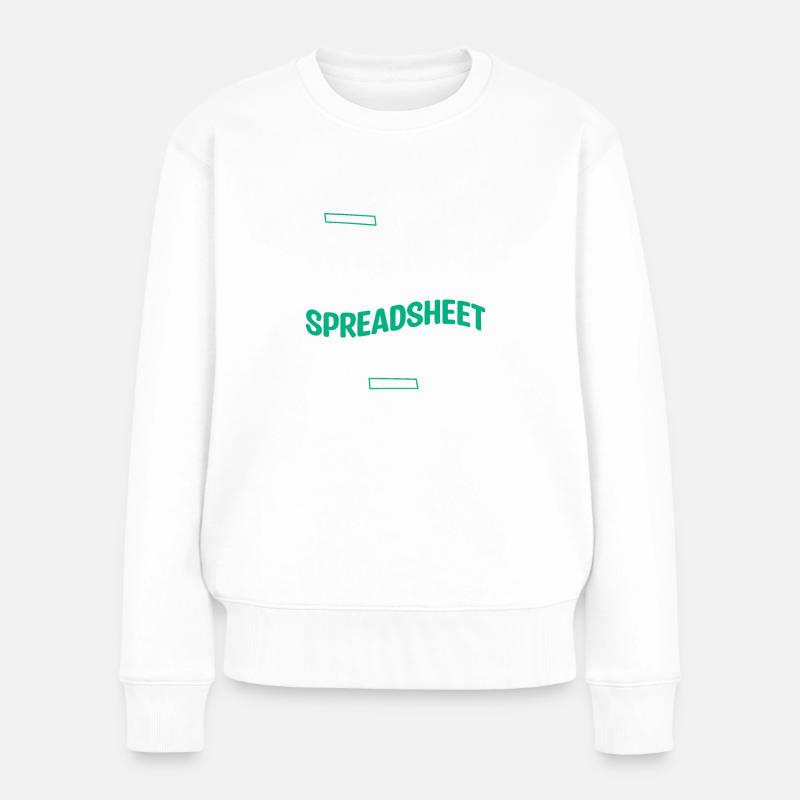When It Comes To Spreadsheet I Excel Accountant - Women's Premium Organic Jumper - white