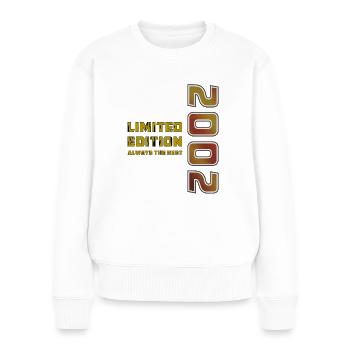 YEAR 2002 - Women's Premium Organic Jumper - white - Front - Julia (174cm)