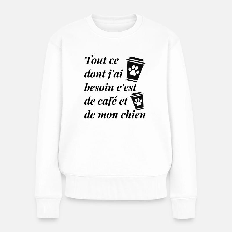 All I need... - Women's Premium Organic Jumper - white