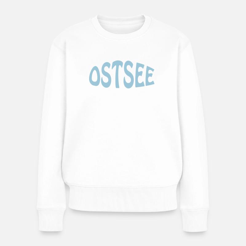 Ostsee - Frauen Premium Bio Pullover - Weiß
