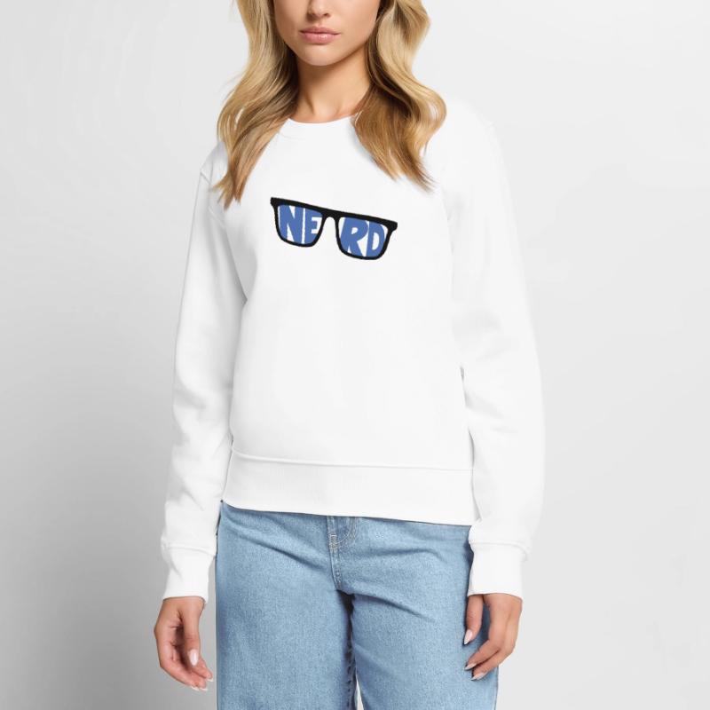 nerd coder server download cyberspace programmer Women's Premium Organic Jumper