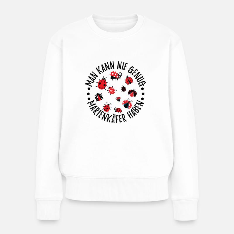 Marienkäfer Flügel Marienkäferflügel Maikäfer - Frauen Premium Bio Pullover - Weiß