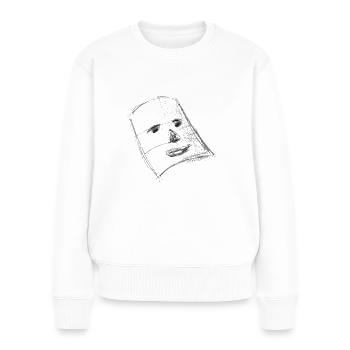 Mask for Bright - Women's Premium Organic Jumper - white - Front - Julia (174cm)