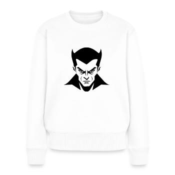 Vampire - Women's Premium Organic Jumper - white - Front - Julia (174cm)