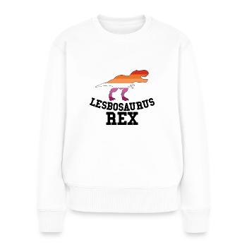 Lesbosaurus Rex - Lesbian Flag Gay Marriage Funny - Pull Premium bio Femme - blanc - Devant - Julia (174cm)