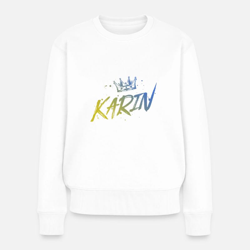 Karin - Pull Premium bio Femme - blanc