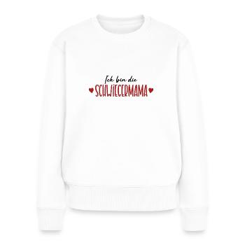 Ich bin die Schwiegermama Hochzeit Schwiegermutter - Frauen Premium Bio Pullover - Weiß - Vorne - Julia (174cm)