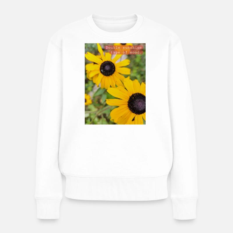 Double soleil - Pull Premium bio Femme - blanc