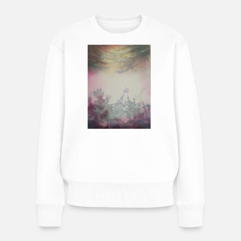 Design pastel - Pull Premium bio Femme - blanc
