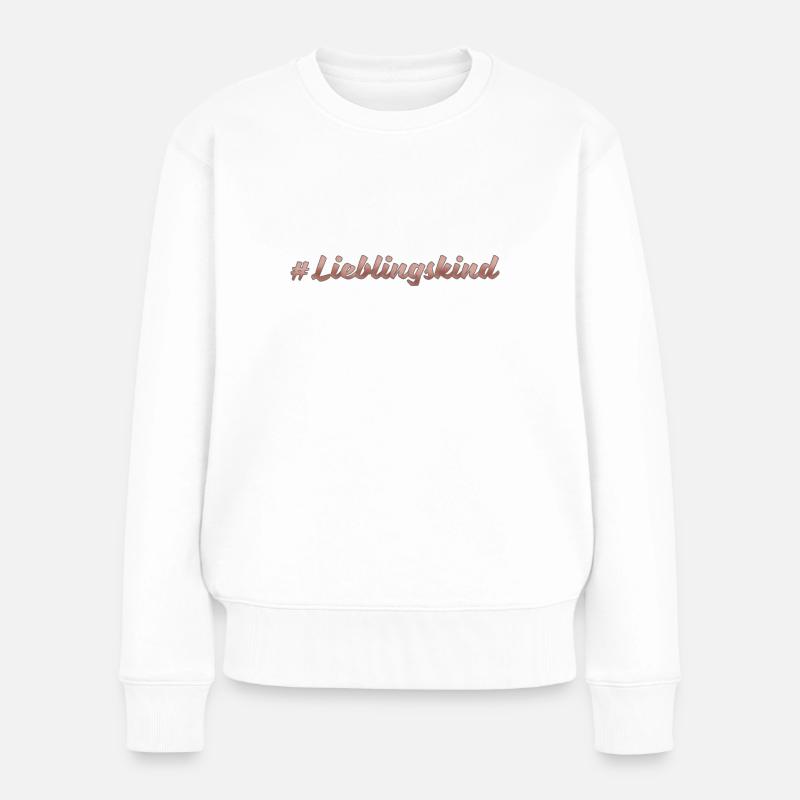 Lieblingskind - Frauen Premium Bio Pullover - Weiß