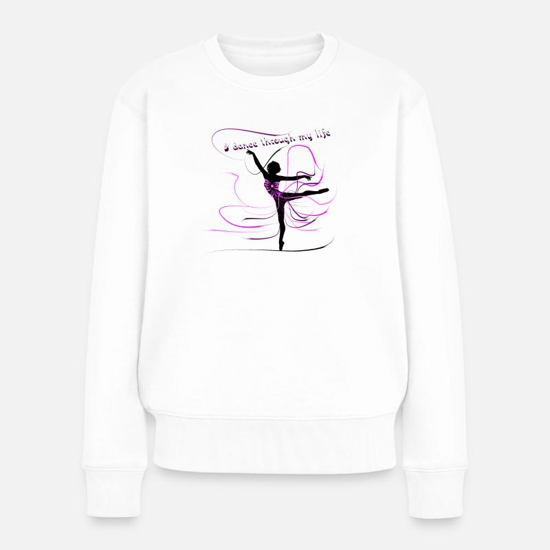 danseur - Pull Premium bio Femme - blanc