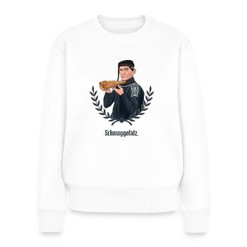 Rieser Grantler // Illustration - Frauen Premium Bio Pullover - Weiß - Vorne - Julia (174cm)