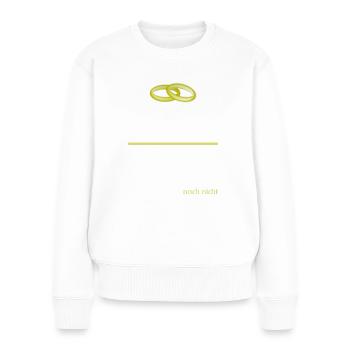 40 Jahre Verheiratet Rubinhochzeit Geschenkidee - Frauen Premium Bio Pullover - Weiß - Vorne - Julia (174cm)