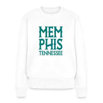 Memphis - Tennessee - États-Unis d’Amérique États-Unis - Pull Premium bio Femme - blanc - Devant - Julia (174cm)