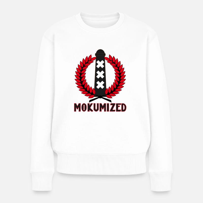 Mokumisiert - Frauen Premium Bio Pullover - Weiß