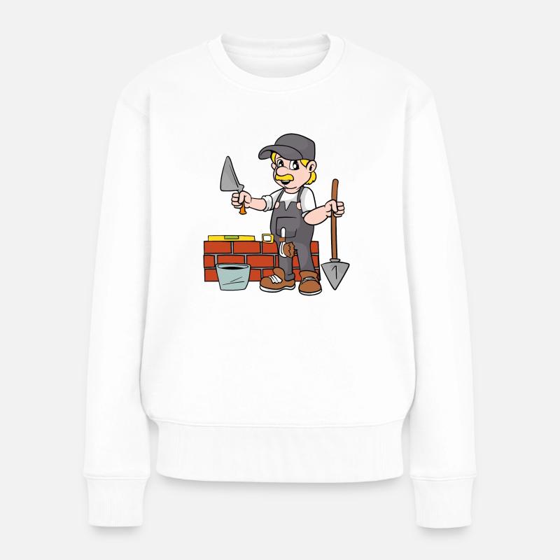 maçon - Pull Premium bio Femme - blanc