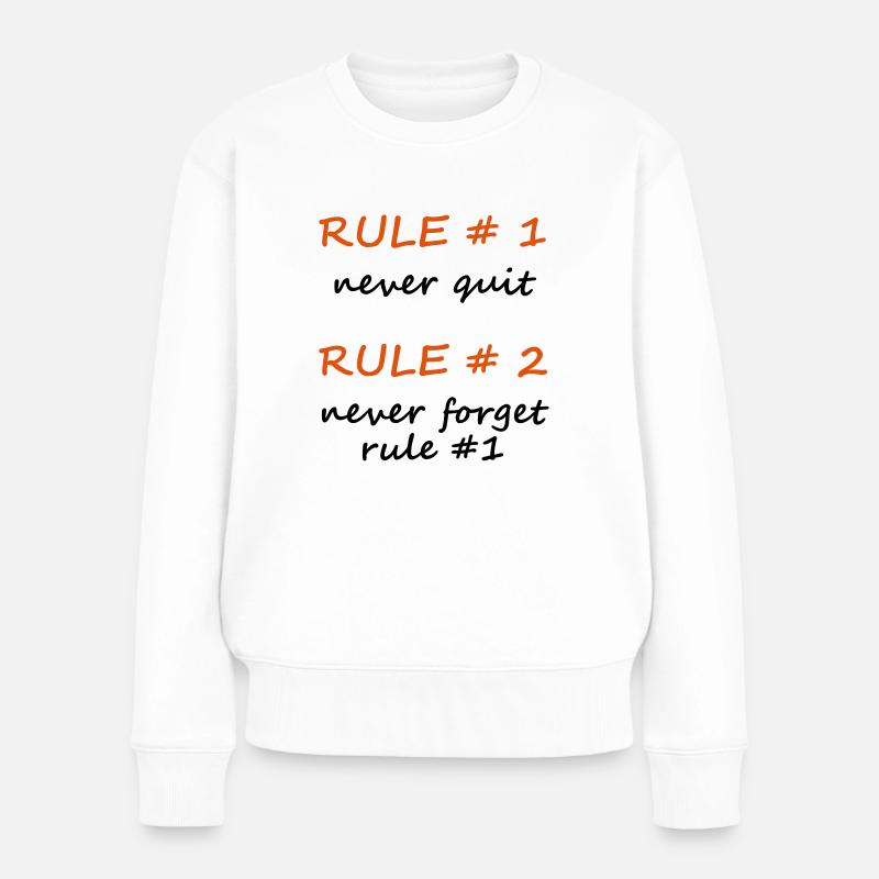 motivation - Women's Premium Organic Jumper - white