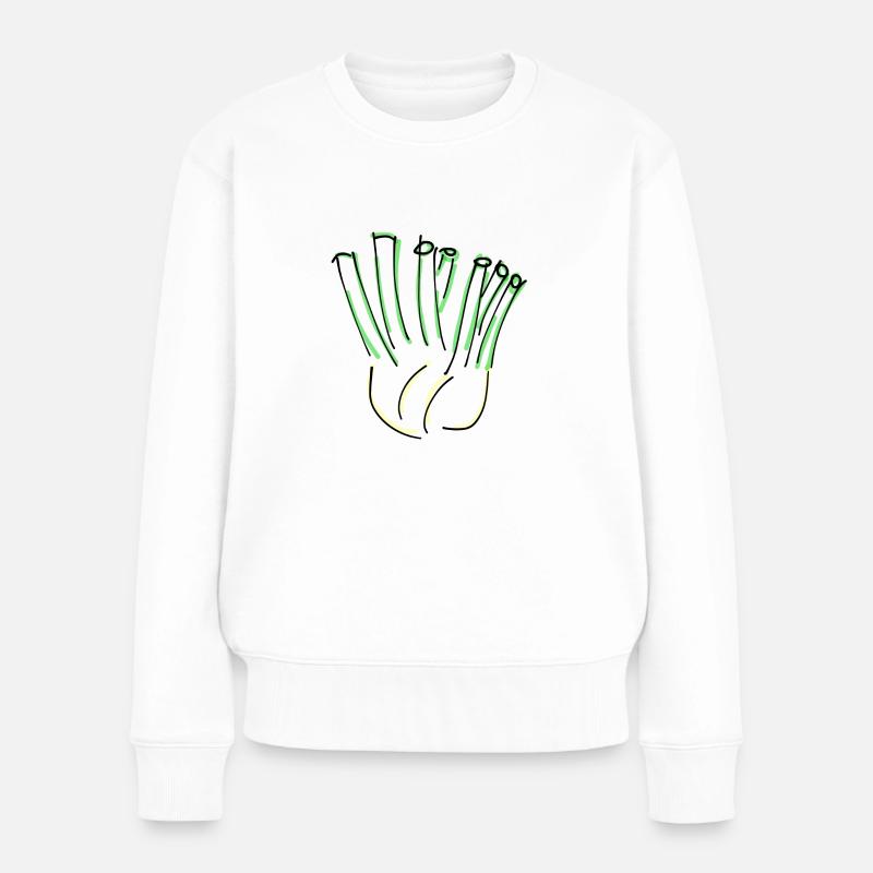 Fenchel - Frauen Premium Bio Pullover - Weiß