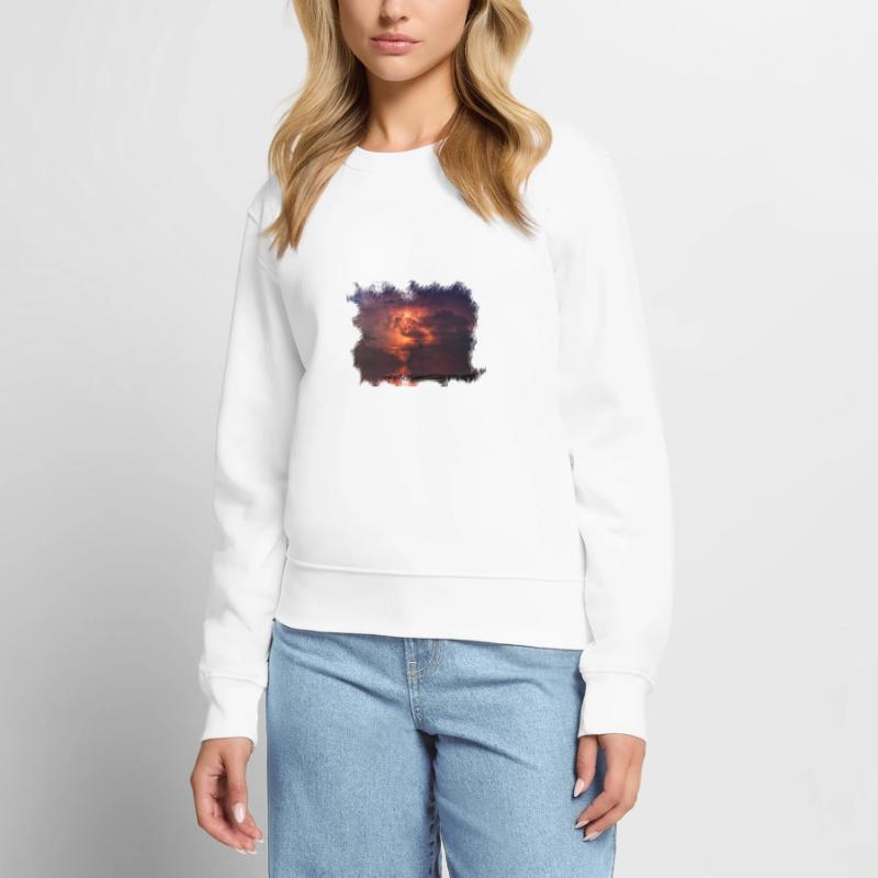 Scratched 'Thunder' Women's Premium Organic Jumper