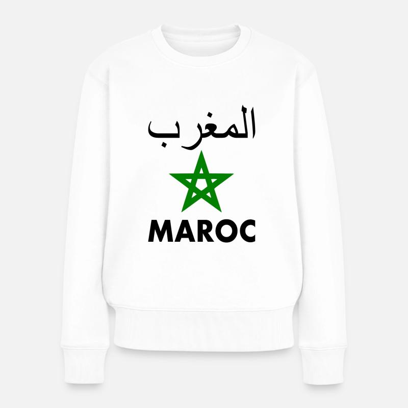 Maroc - Pull Premium bio Femme - blanc
