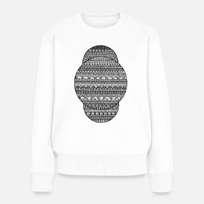 Modèle 9 - Pull Premium bio Femme - blanc