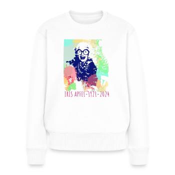 Illustration, Colorful, Graffiti, Iris Apple - Women's Premium Organic Jumper - white - Front - Julia (174cm)