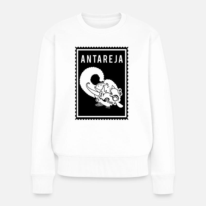 Antareja - Wayang - Frauen Premium Bio Pullover - Weiß