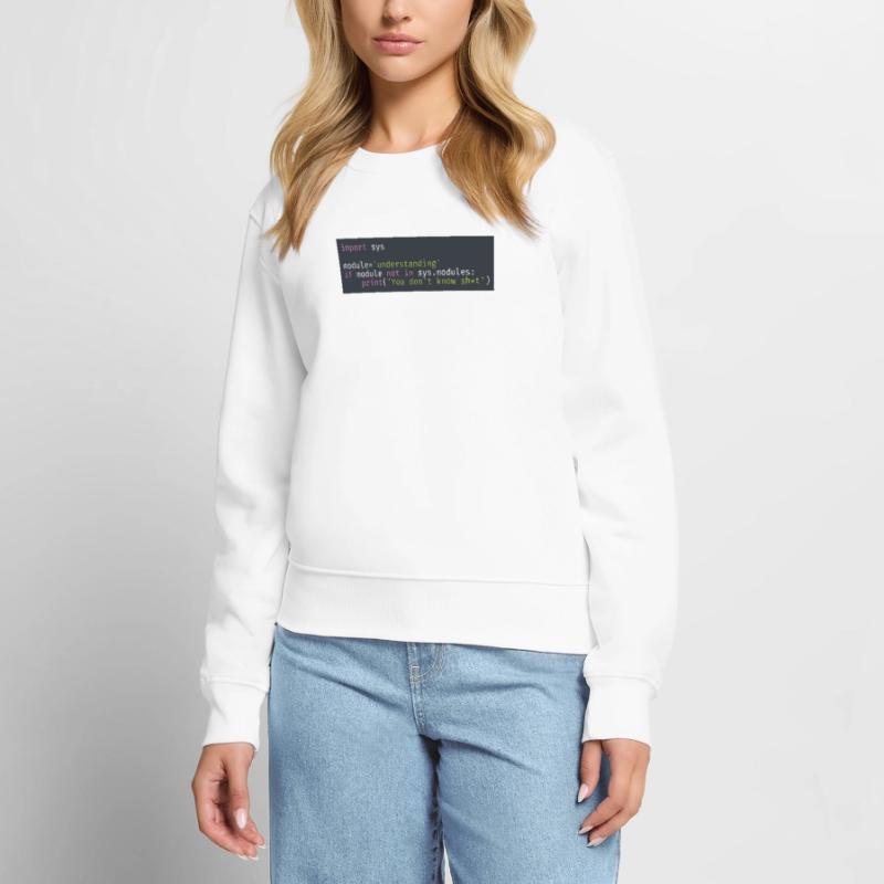 Programmierer, Software, Informatik, Developer Frauen Premium Bio Pullover