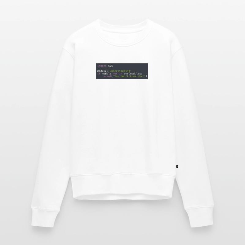 Programmierer, Software, Informatik, Developer Frauen Premium Bio Pullover