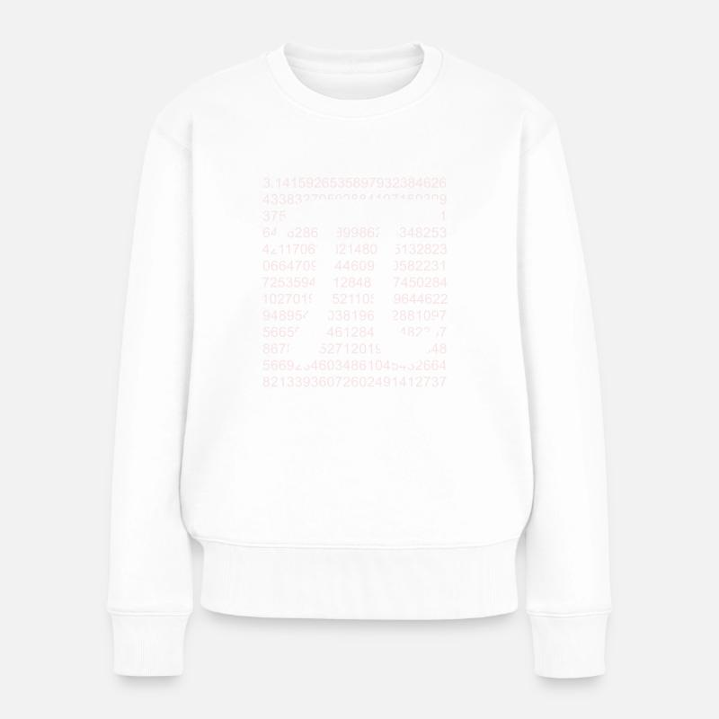 Matrice Pi - Pull Premium bio Femme - blanc