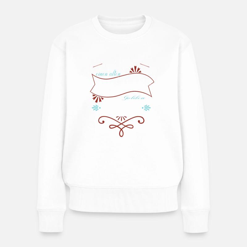 bday großvater spaß eigenschaft humor großeltern - Frauen Premium Bio Pullover - Weiß
