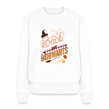 Harry Potter Back To Hogwarts - Women's Premium Organic Jumper - white - Front - Julia (174cm)