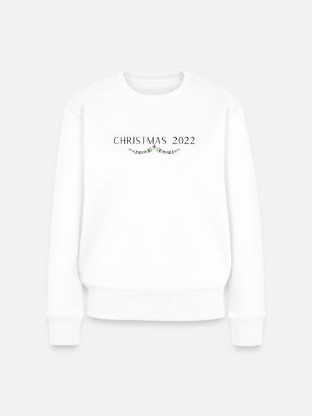 Christmas 2022 - Frauen Premium Bio Pullover - Weiß