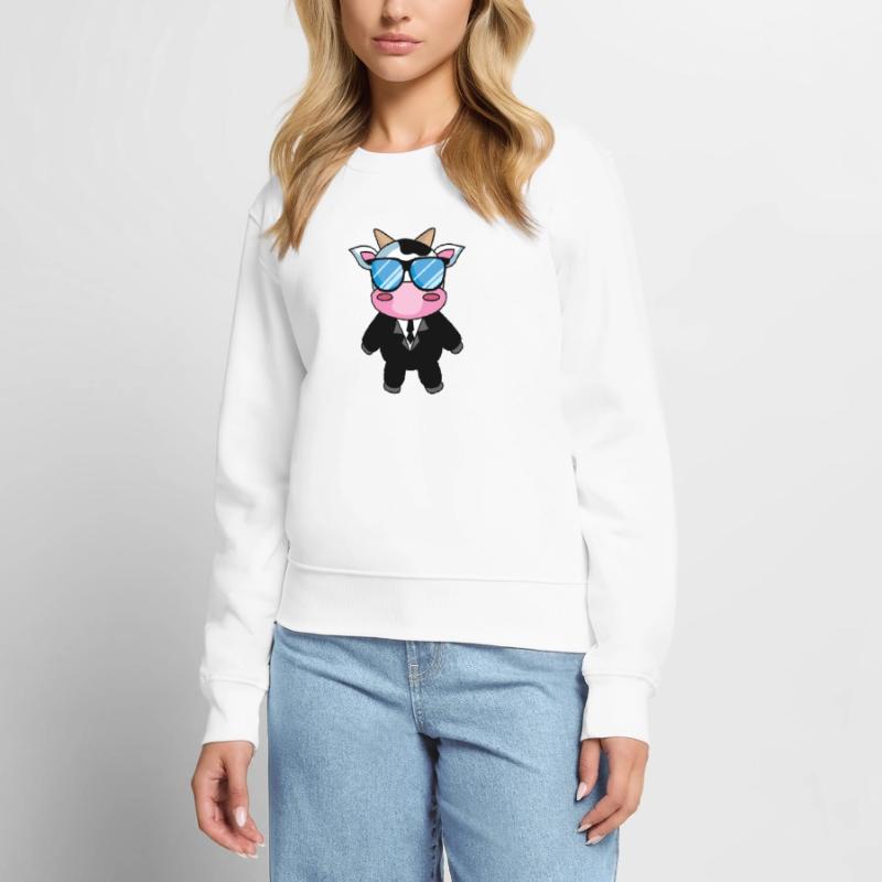 Security oder eher SeKUHrity? Frauen Premium Bio Pullover