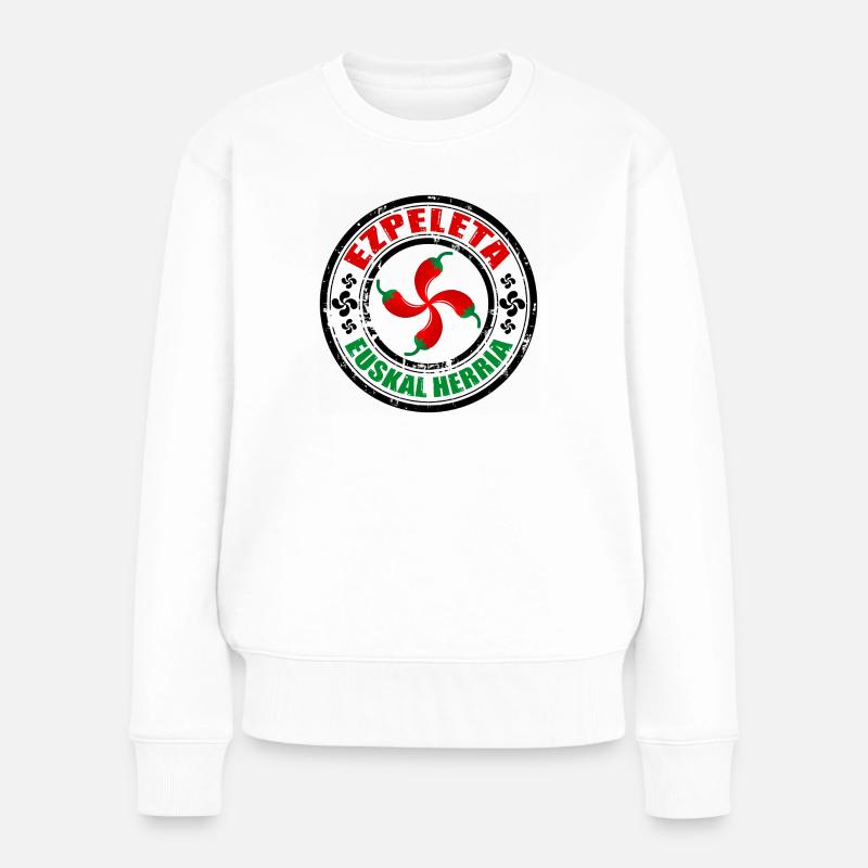Espelette - Ezpeleta - Pull Premium bio Femme - blanc