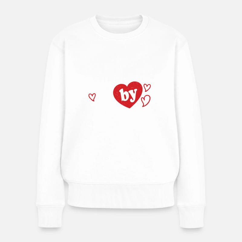 Loved By You Valentinstag Geschenk Liebe - Pull Premium bio Femme - blanc