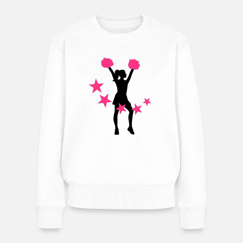 Cheerleader - Pull Premium bio Femme - blanc