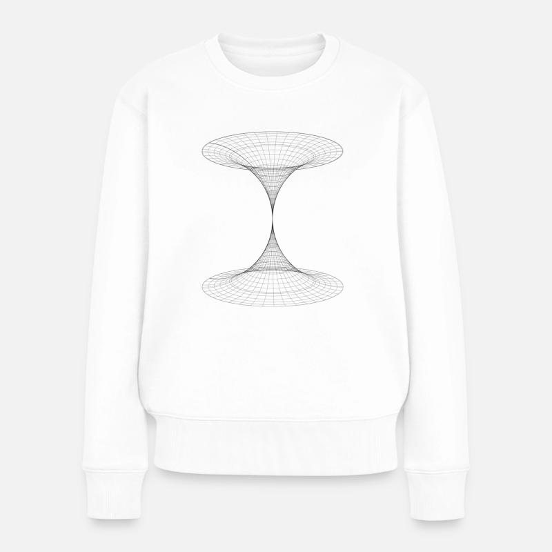 Kunst - Frauen Premium Bio Pullover - Weiß