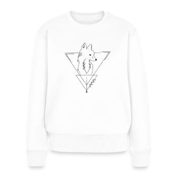 Fox Lisa - Pull Premium bio Femme - blanc - Devant - Julia (174cm)