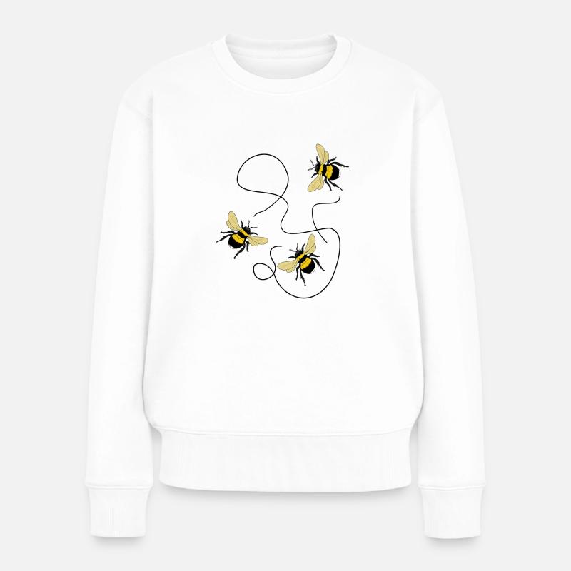 Bourdons - Pull Premium bio Femme - blanc