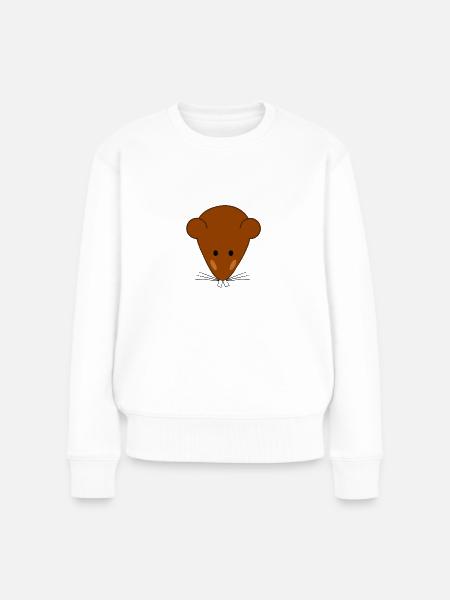 Mausezahn - Frauen Premium Bio Pullover - Weiß