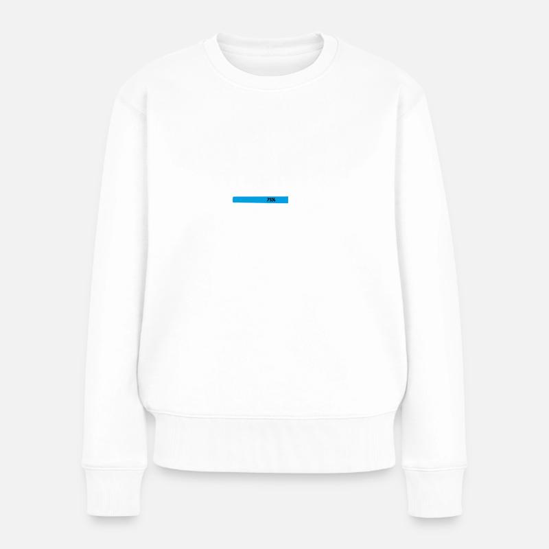 Kritik design - Frauen Premium Bio Pullover - Weiß