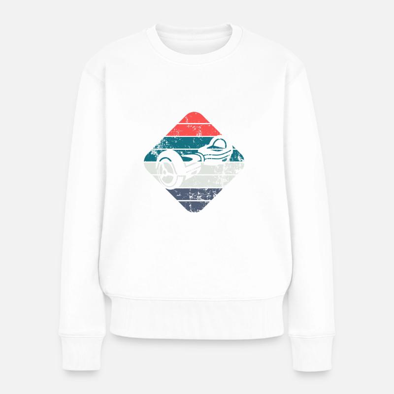 Hoverboard - Women's Premium Organic Jumper - white